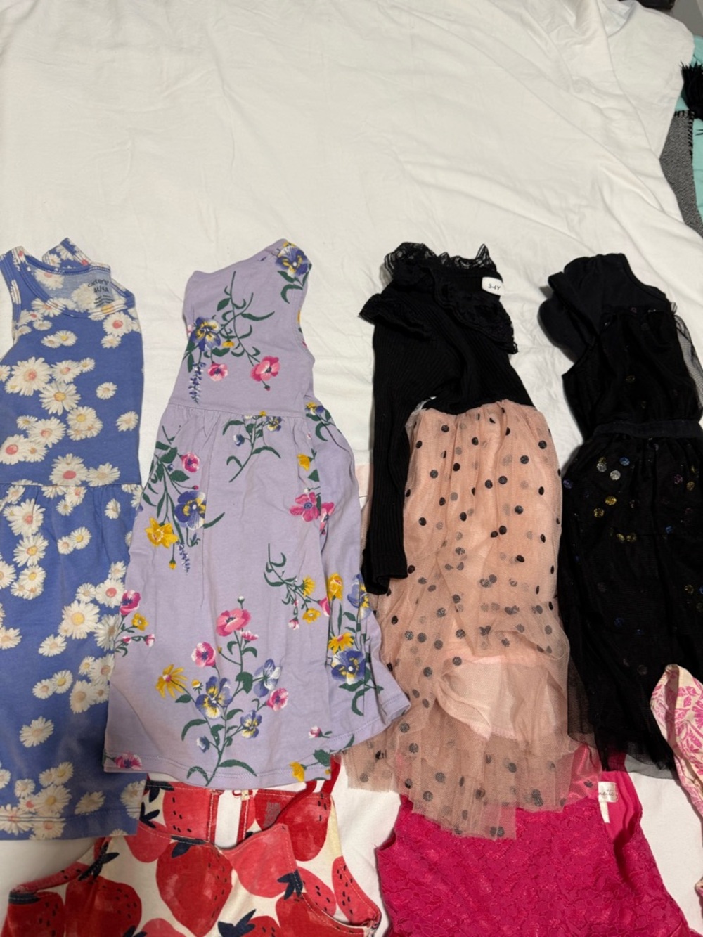 Mixed Girls' 4T Dress LOT Bundle - Bright Multicolor - Picture 7 of 12